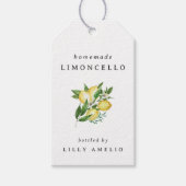 Étiquettes-cadeau Balise de préférence Limoncello maison modifiable (Devant)