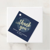 Étiquettes Cadeau Balise de préférence Lune et Vache (En situation)