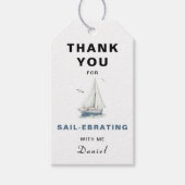 Étiquettes-cadeau Balise de préférence marine modifiable (Devant)