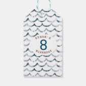 Étiquettes-cadeau Balise de préférence nautique Bunny Sailor (Dos)