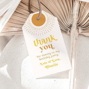 Étiquettes-cadeau Balise de préférence pour la fête d'anniversaire d