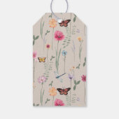 Étiquettes-cadeau Balise de préférence pour l'anniversaire du fleur  (Dos)