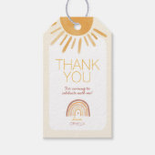 Étiquettes-cadeau Balise de préférence pour l'anniversaire du soleil (Devant)