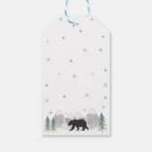 Étiquettes-cadeau Balise de préférence pour l'ours d'aventure - Merc (Dos)