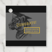 Étiquettes Cadeau Balise de préférence pour un diplôme unique (Devant)