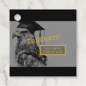 Étiquettes Cadeau Balise de préférence pour un diplôme unique | Aigl (Devant)