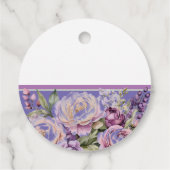 Étiquettes Cadeau Balise de présentation de la florale du chalet pou (Dos)