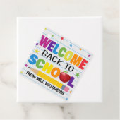 Étiquettes Cadeau Balise De Retour À L'École, Étudiants Enseignants (En situation)