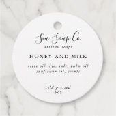 Étiquettes Cadeau Balise de savon (Devant)