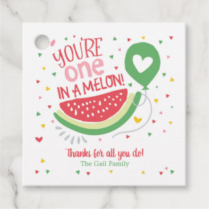 Étiquettes Cadeau Balise de traitement d'Halloween en aquarelle Favo