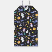 Étiquettes-cadeau Balise de traitement photo Halloween la plus heure (Dos)