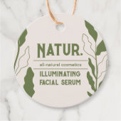 Étiquettes Cadeau Balise d'emballage Botanique moderne (Devant)