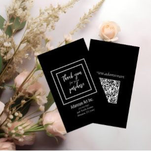 Étiquettes-cadeau Balise Entreprise "Merci pour votre achat"