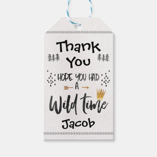 Étiquettes-cadeau Balise Far One Birthday Favor (Devant)