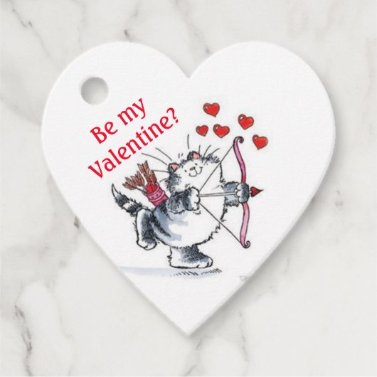 Étiquettes Cadeau Balise Favor - Soyez ma Saint Valentin ? (Devant)