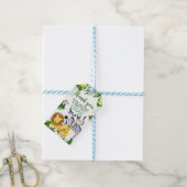 Étiquettes-cadeau Balise Favoris pour l'anniversaire du Safari du ga (Avec de laficelle)
