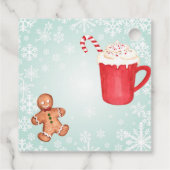 Étiquettes Cadeau Balise Favoriser la bombe à chocolat chaud (Dos)