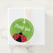 Étiquettes Cadeau Balise Favoriser la conception de la coccinelle (En situation)