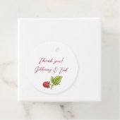 Étiquettes Cadeau Balise Favoriser la confiture de framboise (En situation)