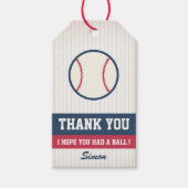 Étiquettes-cadeau Balise Favoriser le baseball (Devant)