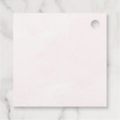 Étiquettes Cadeau Balise Fête des mariées Favor (Dos)