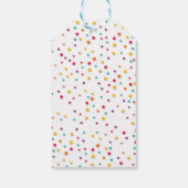 Étiquettes-cadeau Balise Fiesta Favor - Blanc (Dos)