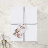 Étiquettes-cadeau Balise Fille Boots Rose Western Favor (Avec de la ficelle)