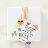 Étiquettes Cadeau Balise Fin De L'Année Merci Enseignant Été (En situation)