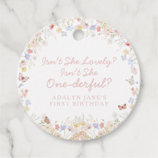 Étiquettes Cadeau Balise fleur sauvage n'est-elle pas qu'elle préfèr