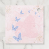 Étiquettes Cadeau Balise Fluttering Fluttering Merci papillon (Dos)