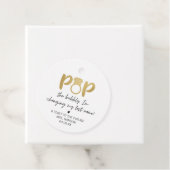Étiquettes Cadeau Balise Gold Ring Pop The Bubbly Favoriser (En situation)