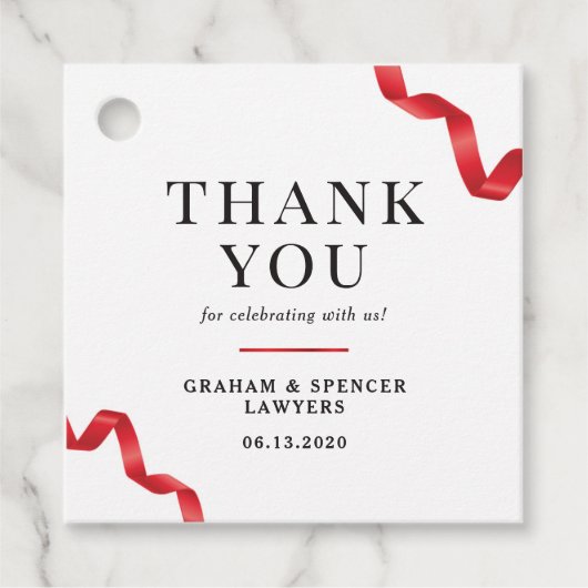 Étiquettes Cadeau Balise Grand Faveur d'ouverture (Devant)