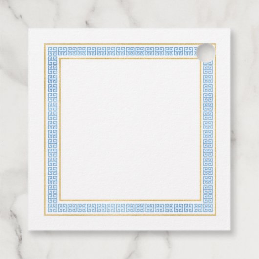 Étiquettes Cadeau Balise Grec Toga Party Favoriser (Dos)