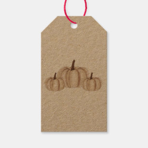 Étiquettes-cadeau Balise Halloween Citrouille