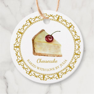 Étiquettes Cadeau Balise Hang au gâteau au fromage maison vintage