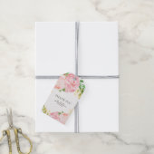 Étiquettes-cadeau Balise Hang Cadeau De Mariage De Belles Peonies (Avec de la ficelle)