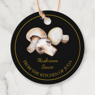 Étiquettes Cadeau Balise Hang de sauce aux champignons maison simple