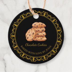 Étiquettes Cadeau Balise Hang des cookies vintages faits maison