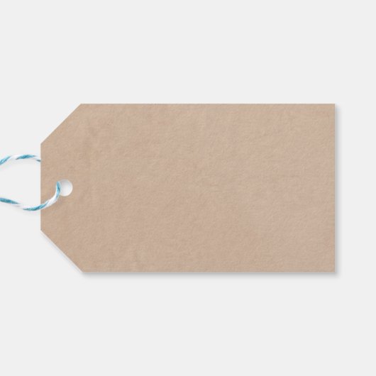 Étiquettes-cadeau Balise Hang du script de calligraphie rustique per (Dos Horizontal)