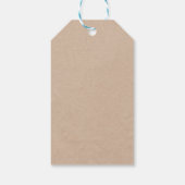 Étiquettes-cadeau Balise Hang du script de calligraphie rustique per (Dos)