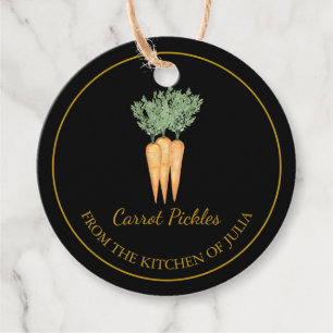 Étiquettes Cadeau Balise Hang simple Picks de carottes maison