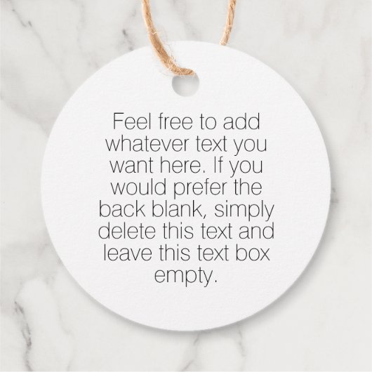 Étiquettes Cadeau Balise Holographique Iridescente Logo d'entreprise (Dos)