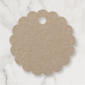 Étiquettes Cadeau Balise Kraft Meant to Bee Wedding Favor (Dos)