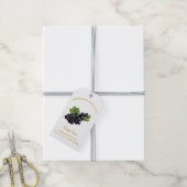 Étiquettes-cadeau Balise l Blanc (Avec de la ficelle)