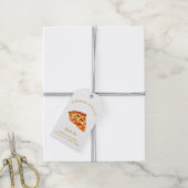 Étiquettes-cadeau Balise l blanc (Avec de la ficelle)