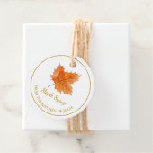 Étiquettes Cadeau Balise l Blanc simple à base de sirop d'érable mai (En situation)