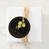 Étiquettes Cadeau Balise l Noir (En situation)