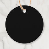 Étiquettes Cadeau Balise l Noir (Dos)
