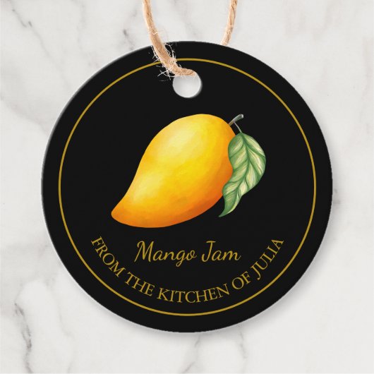 Étiquettes Cadeau Balise l Noir (Devant)