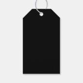 Étiquettes-cadeau Balise l Noir (Dos)